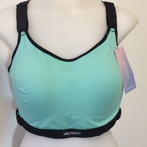 Sports Bra Racer Adjustable No wire 38DD  NWT